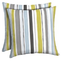 Rosecliff Heights Cronan Striped Outdoor Throw Pillow DENS1555